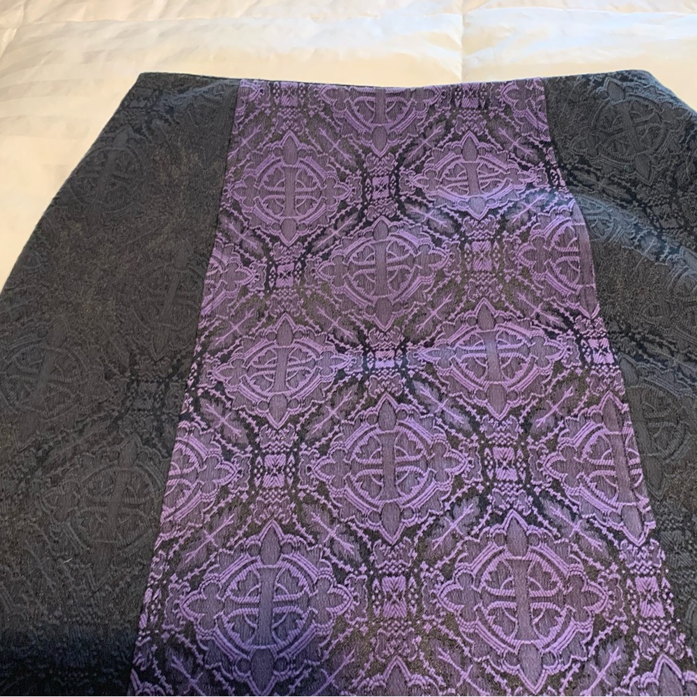 Morbid Threads Purple and Black Maxi Skirt. Size M - Picture 5 of 9